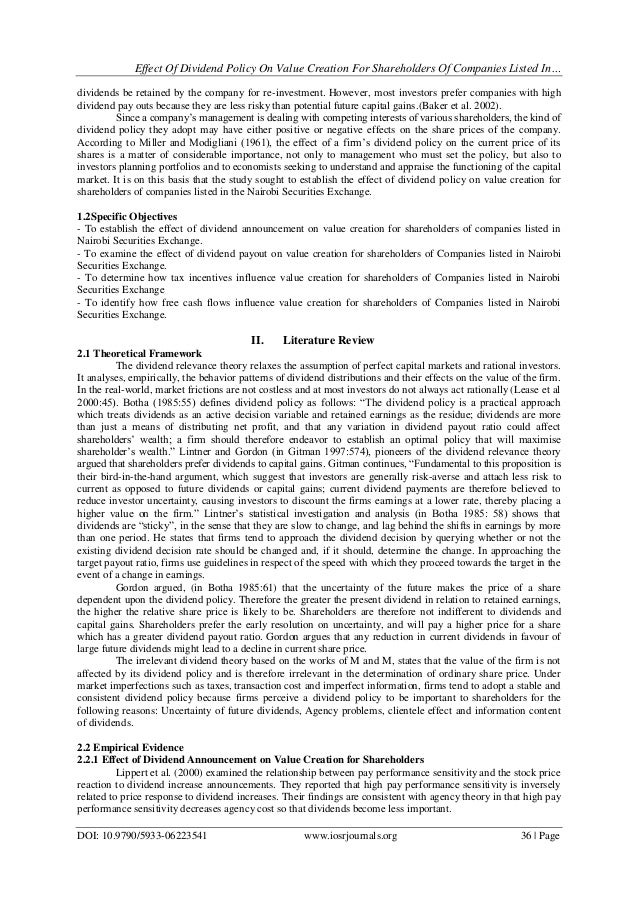 effect of dividend policy on share Malaysian construction and material companies they will effect and change the company’s share suggest that the relationship between dividend policy and. effect of dividend policy on share Malaysian construction and material companies they will effect and change the company’s share suggest that the relationship between dividend policy and.