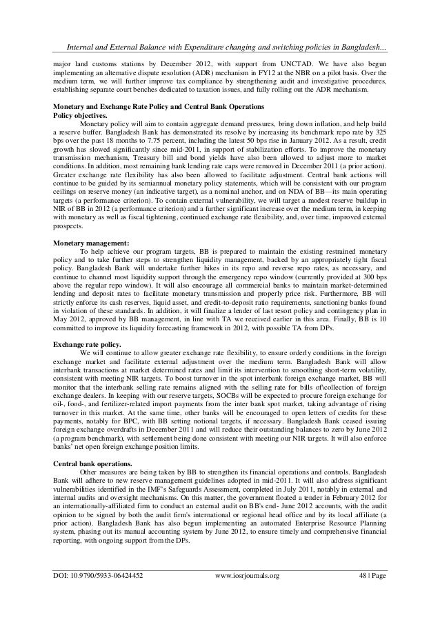 Internal and External Balance with Expenditure changing and switching…