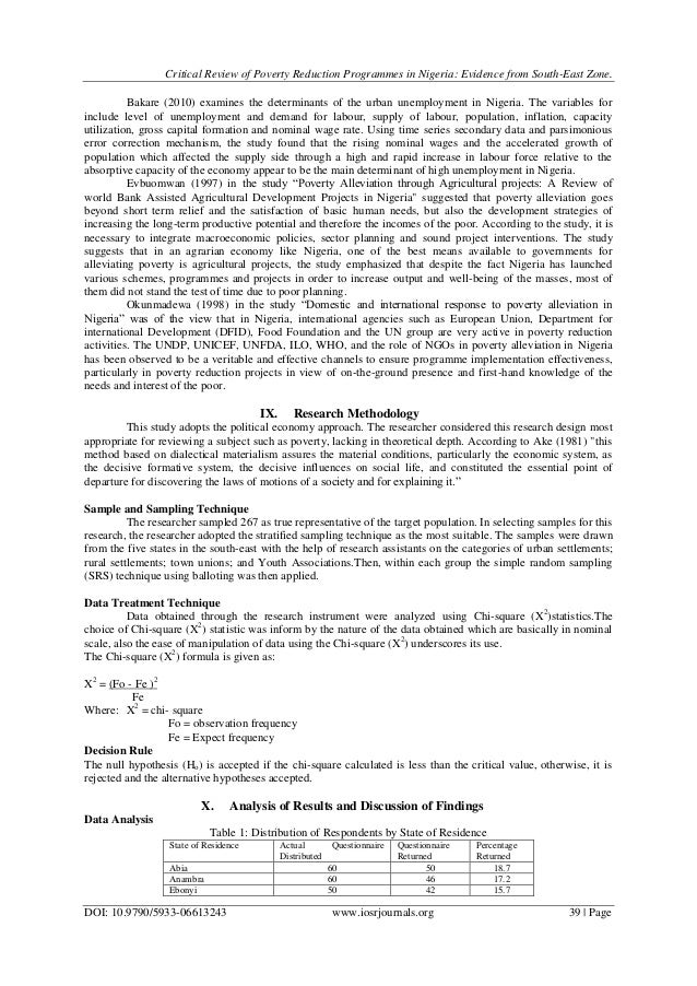 literature review on poverty alleviation in nigeria National poverty eradication programme and poverty reduction in nigeria: empirical investigation of the and nigeria at large can lead to the conclusion that the past poverty alleviation literature review and theoretical framework. literature review on poverty alleviation in nigeria National poverty eradication programme and poverty reduction in nigeria: empirical investigation of the and nigeria at large can lead to the conclusion that the past poverty alleviation literature review and theoretical framework.