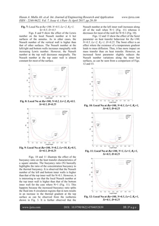 Double Diffusive Convection and the Improvement of Flow in Square ...