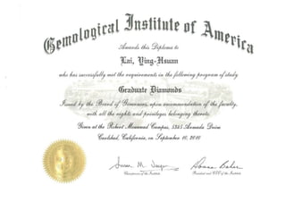 GIA Certificates