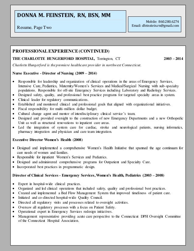 resume rn bsn