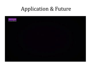 Application & Future
 
