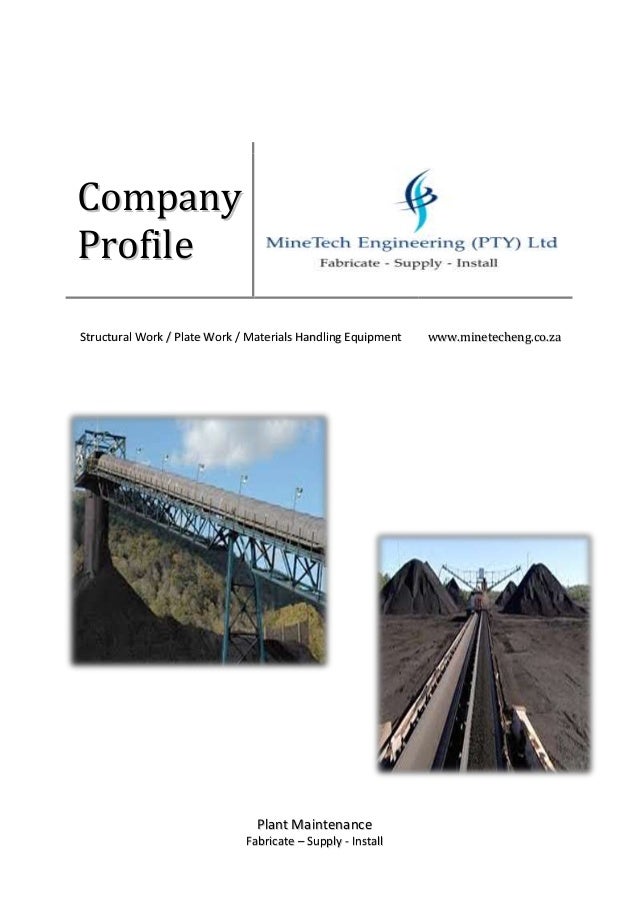 minetech engineering original company profile minetech engineering original company profile