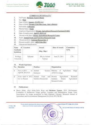 Berhanu CV scanned