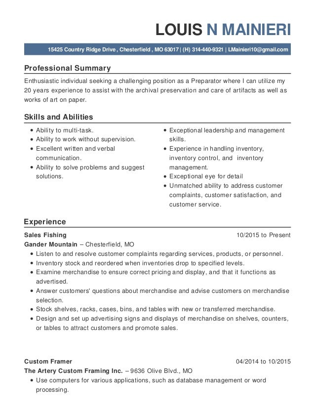 ability to work without supervision