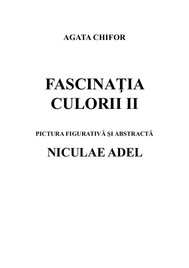 Pdf Fascinatia Culorii Ii