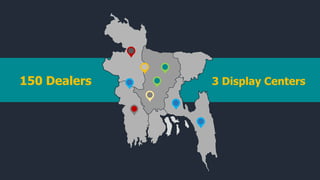 150 Dealers 3 Display Centers
 