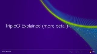 ( slide ) previous | next
TripleO Explained (more detail)
18
 