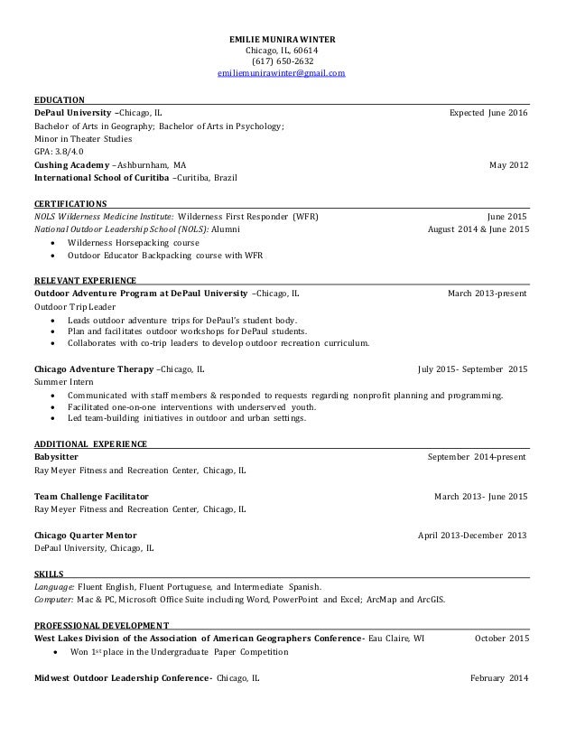 Dnr resume