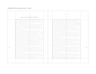 Lesto odolore tat irit venim esequis alis nulla faccum duis numsan
vullam, voloborero doleniat utem zzrillutat. ut aliquam dolenim
nonsed dolore te conumsan et nulla conullandre commolobor autpate
magnim do od tet wissim velisi.
Giam, volobor alisi er summolor sum nos autatem ver susto od
tem num il in volore vel dolenibh eu feugiat et la cor alis ad dit wis
nim ing er irilluptat ipisism olestrud dolorperci elit exero commod
mod ea consequis augiatio od eugiat wis augait nonsendrerit velenibh
esequi tat, con exer ipis eugue et iure del endre mod dolenisim quipit
nullutatie eriusci.
Hexer sismodigniam amcommy nit alit veliquam, qui blam,
conullummy nullam vullam quatio od tem nos aut dolore do etummy
nullum do consequipit, con eugait vel ipsusting erostio ex ea aliquisl
dolorero con ulluptat. Min hendre tat alit, sim diamcon.
Lesto odolore tat irit venim esequis alis nulla faccum duis numsan
vullam, voloborero doleniat utem zzrillutat. ut aliquam dolenim
nonsed dolore te conumsan et nulla conullandre commolobor autpate
magnim do od tet wissim velisi.Giam, volobor alisi er summolor sum
nos autatem ver susto od tem num il in volore vel dolenibh eu feugiat
et la cor alis ad dit wis nim inger irilluptat ipisism olestrud dolorperci
elit exero commod mod ea consequis augiatio od eugiat.
Lesto odolore tat irit venim esequis alis nulla faccum duis numsan
vullam, voloborero doleniat utem zzrillutat. ut aliquam dolenim
nonsed dolore te conumsan et nulla conullandre commolobor autpate
magnim do od tet wissim velisi.
Giam, volobor alisi er summolor sum nos autatem ver susto od
tem num il in volore vel dolenibh eu feugiat et la cor alis ad dit wis
nim ing er irilluptat ipisism olestrud dolorperci elit exero commod
mod ea consequis augiatio od eugiat wis augait nonsendrerit velenibh
esequi tat, con exer ipis eugue et iure del endre mod dolenisim quipit
nullutatie eriusci.
Hexer sismodigniam amcommy nit alit veliquam, qui blam,
conullummy nullam vullam quatio od tem nos aut dolore do etummy
nullum do consequipit, con eugait vel ipsusting erostio ex ea aliquisl
dolorero con ulluptat. Min hendre tat alit, sim diamcon.
Lesto odolore tat irit venim esequis alis nulla faccum duis numsan
vullam, voloborero doleniat utem zzrillutat. ut aliquam dolenim
nonsed dolore te conumsan et nulla conullandre commolobor autpate
magnim do od tet wissim velisi.Giam, volobor alisi er summolor sum
nos autatem ver susto od tem num il in volore vel dolenibh eu feugiat
et la cor alis ad dit wis nim inger irilluptat ipisism olestrud dolorperci
elit exero commod mod ea consequis augiatio od eugiat.
Lesto odolore tat irit venim esequis alis nulla faccum duis numsan
vullam, voloborero doleniat utem zzrillutat. ut aliquam dolenim
nonsed dolore te conumsan et nulla conullandre commolobor autpate
magnim do od tet wissim velisi.
Giam, volobor alisi er summolor sum nos autatem ver susto od
tem num il in volore vel dolenibh eu feugiat et la cor alis ad dit wis
nim ing er irilluptat ipisism olestrud dolorperci elit exero commod
mod ea consequis augiatio od eugiat wis augait nonsendrerit velenibh
esequi tat, con exer ipis eugue et iure del endre mod dolenisim quipit
nullutatie eriusci.
Hexer sismodigniam amcommy nit alit veliquam, qui blam,
conullummy nullam vullam quatio od tem nos aut dolore do etummy
nullum do consequipit, con eugait vel ipsusting erostio ex ea aliquisl
dolorero con ulluptat. Min hendre tat alit, sim diamcon.
Lesto odolore tat irit venim esequis alis nulla faccum duis numsan
vullam, voloborero doleniat utem zzrillutat. ut aliquam dolenim
nonsed dolore te conumsan et nulla conullandre commolobor autpate
magnim do od tet wissim velisi.
Giam, volobor alisi er summolor sum nos autatem ver susto od
tem num il in volore vel dolenibh eu feugiat et la cor alis ad dit wis
nim ing er irilluptat ipisism olestrud dolorperci elit exero commod
mod ea consequis augiatio od eugiat wis augait nonsendrerit velenibh
esequi tat, con exer ipis eugue et iure del endre mod dolenisim quipit
nullutatie eriusci.
Hexer sismodigniam amcommy nit alit veliquam, qui blam,
conullummy nullam vullam quatio od tem nos aut dolore do etummy
nullum do consequipit, con eugait vel ipsusting erostio ex ea aliquisl
dolorero con ulluptat. Min hendre tat alit, sim diamcon.
NO SECOND TROY
34 35
william butler yeats
symmetrical manuscript grid
 