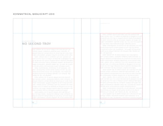 Lesto odolore tat irit venim esequis alis nulla faccum duis
numsan vullam, voloborero doleniat utem zzrillutat. ut
aliquam dolenim nonsed dolore te conumsan et nulla conul-
landre commolobor autpate magnim do od tet wissim velisi.
Giam, volobor alisi er summolor sum nos autatem ver
susto od tem num il in volore vel dolenibh eu feugiat et la cor
alis ad dit wis nim ing er irilluptat ipisism olestrud dolorperci
elit exero commod mod ea consequis augiatio od eugiat wis
augait nonsendrerit velenibh esequi tat, con exer ipis eugue
et iure del endre mod dolenisim quipit nullutatie eriusci.
Hexer sismodigniam amcommy nit alit veliquam, qui
blam, conullummy nullam vullam quatio od tem nos aut
dolore do etummy nullum do consequipit, con eugait vel
ipsusting erostio ex ea aliquisl dolorero con ulluptat. Min
hendre tat alit, sim diamcon.
Lesto odolore tat irit venim esequis alis nulla faccum
duis numsan vullam, voloborero doleniat utem zzrillutat. ut
aliquam dolenim nonsed dolore te conumsan et nulla conul-
landre commolobor autpate magnim do od tet wissim velisi.
Giam, volobor alisi er summolor sum nos autatem ver susto
od tem num il in volore vel dolenibh eu feugiat et la cor alis
ad dit wis nim inger irilluptat ipisism olestrud dolorperci elit
exero commod mod ea consequis augiatio od eugiat.
Lesto odolore tat irit venim esequis alis nulla faccum
duis numsan vullam, voloborero doleniat utem zzrillutat. ut
aliquam dolenim nonsed dolore te conumsan et nulla conul-
landre commolobor autpate magnim do od tet wissim velisi.
Giam, volobor alisi er summolor sum nos autatem ver
susto od tem num il in volore vel dolenibh eu feugiat et la cor
alis ad dit wis nim ing er irilluptat ipisism olestrud dolorperci
elit exero commod mod ea consequis augiatio od eugiat wis
augait nonsendrerit velenibh esequi tat, con exer ipis eugue et
iure del endre mod dolenisim quipit nullutatie eriusci.
Hexer sismodigniam amcommy nit alit veliquam, qui blam,
conullummy nullam vullam quatio od tem nos aut dolore
do etummy nullum do consequipit, con eugait vel ipsusting
erostio ex ea aliquisl dolorero con ulluptat. Min hendre tat
alit, sim diamcon.
Lesto odolore tat irit venim esequis alis nulla faccum
duis numsan vullam, voloborero doleniat utem zzrillutat. ut
aliquam dolenim nonsed dolore te conumsan et nulla conul-
landre commolobor autpate magnim do od tet wissim velisi.
Giam, volobor alisi er summolor sum nos autatem ver susto
od tem num il in volore vel dolenibh eu feugiat et la cor alis
ad dit wis nim inger irilluptat ipisism olestrud dolorperci elit
exero commod mod ea consequis augiatio od eugiat.
Lesto odolore tat irit venim esequis alis nulla faccum duis
numsan vullam, voloborero doleniat utem zzrillutat. ut ali-
quam dolenim nonsed dolore te conumsan et nulla conullan-
dre commolobor autpate magnim do od tet wissim velisi.
Giam, volobor alisi er summolor sum nos autatem ver
susto od tem num il in volore vel dolenibh eu feugiat et la cor
alis ad dit wis nim ing er irilluptat ipisism olestrud dolorperci
elit exero commod mod ea consequis augiatio od eugiat wis
augait nonsendrerit velenibh esequi tat, con exer ipis eugue et
iure del endre mod dolenisim quipit nullutatie eriusci.
Hexer sismodigniam amcommy nit alit veliquam, qui blam,
conullummy con eugait vel ipsusting erostio ex ea aliquisl
dolorero con ulluptat. Min hendre tat alit, sim diamcon.
Lesto odolore tat irit venim esequis alis nulla faccum duis
numsan vullam, voloborero doleniat utem zzrillutat. ut te
conumsan et nulla conullandre commolobor autpate magnim
NO SECOND TROY
3534
no second troy
william butler yeats
asymmetrical manuscript grid
 