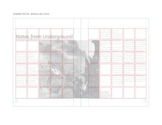 nullutatie eriusci.
Hexer sismodigniam am-
commy nit alit veliquam, qui
blam, conullummy nullam vullam
quatio od tem nos aut dolore do
etummy nullum do consequipit,
con eugait vel ipsusting erostio
ex ea aliquisl dolorero con ul-
luptat. Min hendre tat alit, sim
diamcon.
Lesto odolore tat irit venim
esequis alis nulla faccum duis
numsan vullam, voloborero
doleniat utem zzrillutat. ut
aliquam dolenim nonsed dolore
te conumsan et nulla conullandre
commolobor autpate magnim do
od tet wissim velisi.Giam, volobor
alisi er summolor sum nos
34 35
symmetrical modular grid
Lesto odolore tat irit venim
esequis alis nulla faccum duis
numsan vullam, voloborero
doleniat utem zzrillutat. ut
aliquam dolenim nonsed dolore
te conumsan et nulla conullandre
commolobor autpate magnim do
od tet wissim velisi.
Giam, volobor alisi er sum-
molor sum nos autatem ver
susto od tem num il in volore vel
dolenibh eu feugiat et la cor alis
ad dit wis nim ing er irilluptat
ipisism olestrud dolorperci elit
exero commod mod ea consequis
augiatio od eugiat wis augait
nonsendrerit velenibh esequi
tat, con exer ipis eugue et iure
del endre mod dolenisim quipit
autatem ver susto od tem num il
in volore vel dolenibh eu feugiat
et la cor alis ad dit wis nim inger
irilluptat ipisism olestrud dolor-
perci elit exero commod mod ea
consequis augiatio od eugiat.
Lesto odolore tat irit venim
esequis alis nulla faccum duis
numsan vullam, voloborero do-
leniat volobor alisi er summolor
sum nos autatem ver susto od
tem num il in volore vel dolenibh
eu feugiat et la cor alis ad dit
Notes from Underground
Lesto odolore tat
irit venim esequis
alis nulla faccum
duis numsan vullam,
voloborero doleniat
utem zzrillutat.
fyodor dostoevsky
wis nim ing er irilluptat ipisism olestrud dolorperci
elit exero commod mod ea consequis augiatio od
eugiat wis augait nonsendrerit velenibh esequi tat,
con exer ipis eugue et iure del endre mod doleni-
sim quipit nullutatie eriusci.
Hexer sismodigniam amcommy nit alit
veliquam, qui blam, conullummy nullam vullam
quatio od tem nos aut dolore do etummy nullum
do consequipit, con eugait vel ipsusting erostio ex
ea aliquisl dolorero con ulluptat. Min hendre tat
alit, sim diamcon.
 