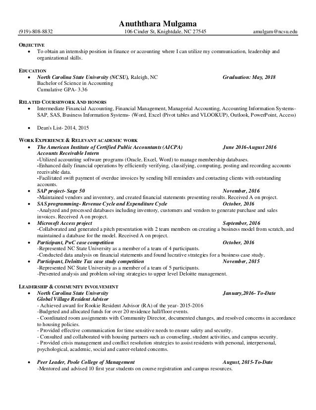 resume