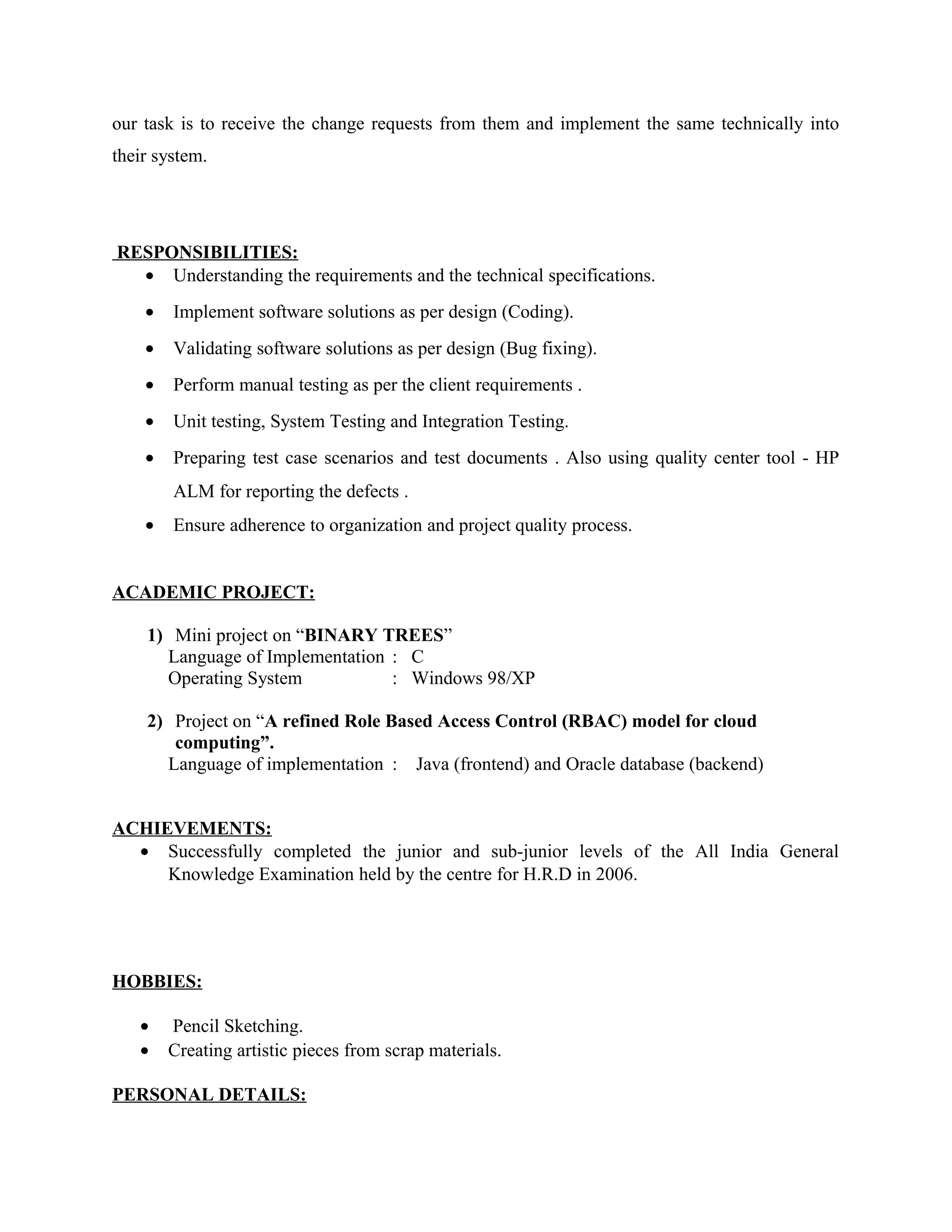 Resume 1 PDF Resume 1 pdf