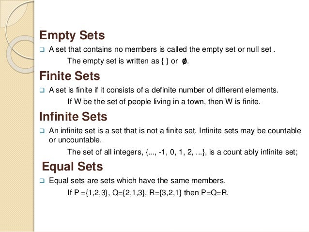 what is empty set mean in math