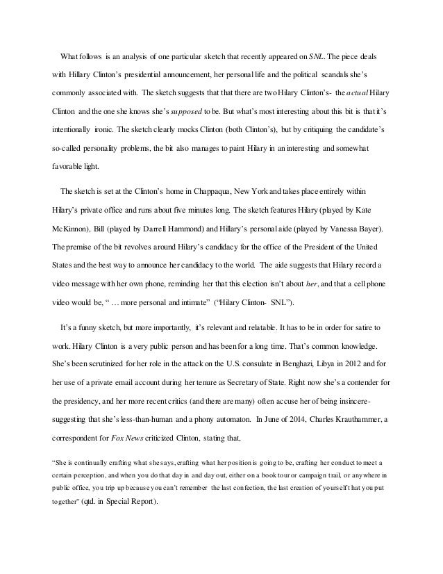 Satirical writing essay