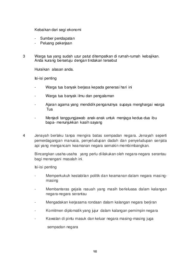 Skema Soalan Peperiksaan Bahasa Melayu Tingkatan 5 kertas 1