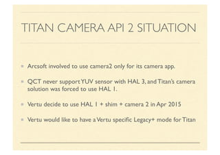 Camera2 API, SHIM, and HAL 3.2 in Android 5.1 | PDF
