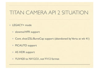 Camera2 API, SHIM, and HAL 3.2 in Android 5.1 | PDF