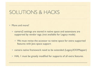 Camera2 API, SHIM, and HAL 3.2 in Android 5.1 | PDF