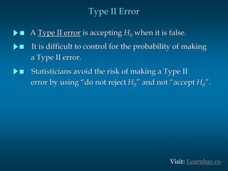 Hypothesis testing | PDF