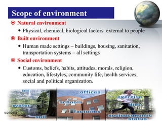 E1 introduction to enviromental health | PDF