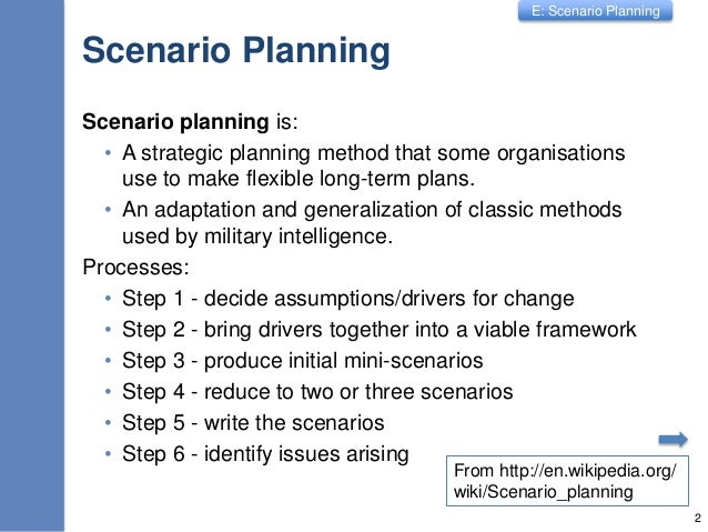 scenario question