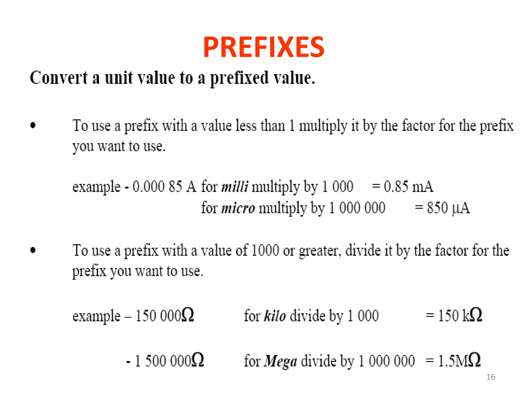 PREFIXES




           16
 