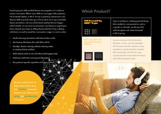 Just bringing two NFC-enabled devices close together is all it takes to
create a connection. What’s more, NFC can also trigger other protocols,
like Bluetooth, ZigBee, or Wi-Fi. Pairing is practically instantaneous and,
because NFC only works when you ask it to, there aren’t any unintended
device connections, and none of the device conflicts that can happen
with Bluetooth. It’s also easier to commission new devices or expand your
home network, even if you’re adding devices that don’t have a battery –
and there’s no need to search for a connection or type in a serial number.
	 Enable two-way interactions with Peer-to-Peer mode
	 Pair devices 20x faster than with BLE or Wi-Fi
	 Identify a device instantly, without entering codes
	 or creating device conflicts
	 Make devices easier to use and reduce tech-support costs
	 Exchange credentials securely, just by tapping
	 Use protocol-agnostic operations to trigger actions
Gartner predicts that, by
2020, there will be more
than 20 billion connected
devices in use. That’s a lot of
pairing and commissioning
to be done.
NFC Connected Tag
NTAG®
I2
C plus
If you’re working on a battery-powered design
that already has a microcontroller, such as
a speaker or IoT node, use this tag IC to
wake the system and initiate Bluetooth
or Wi-Fi pairing.
NFC Controller with
Integrated Firmware
PN71xx
If you’re running an OS, like Android,
Windows, or Linux, use the embedded
NFC firmware and NCI interface in these
controllers to quickly add fully compliant
NFC functionality. The PN71xx is also
a good choice for routers that will interact
with NTAG-equipped nodes.
Which Product?
NFC Everywhere 7
 