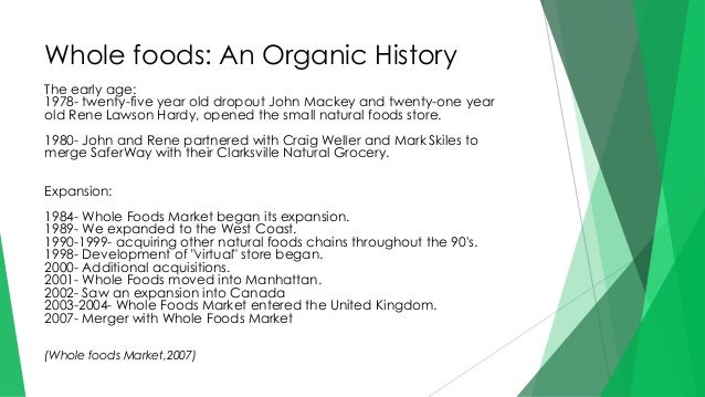 Whole Foods Market Competitive Advantage Whole Foods Market Competitive Advantage