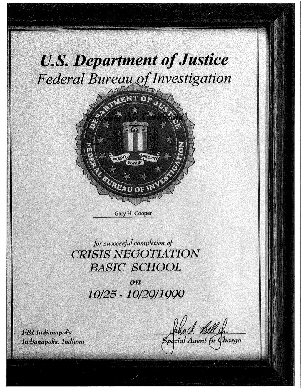 FBI Crisis Negotiation