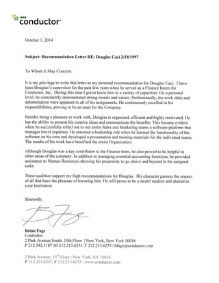 Doug Reference Letter from Brian Fage