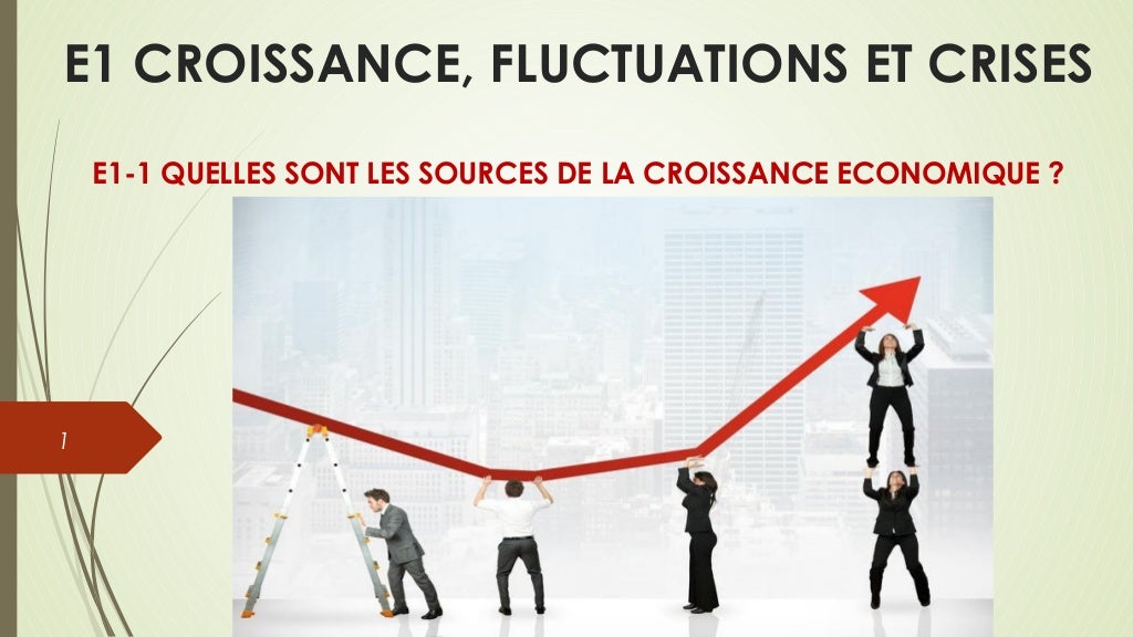 Quel Sont Les Sources De La Croissance économique