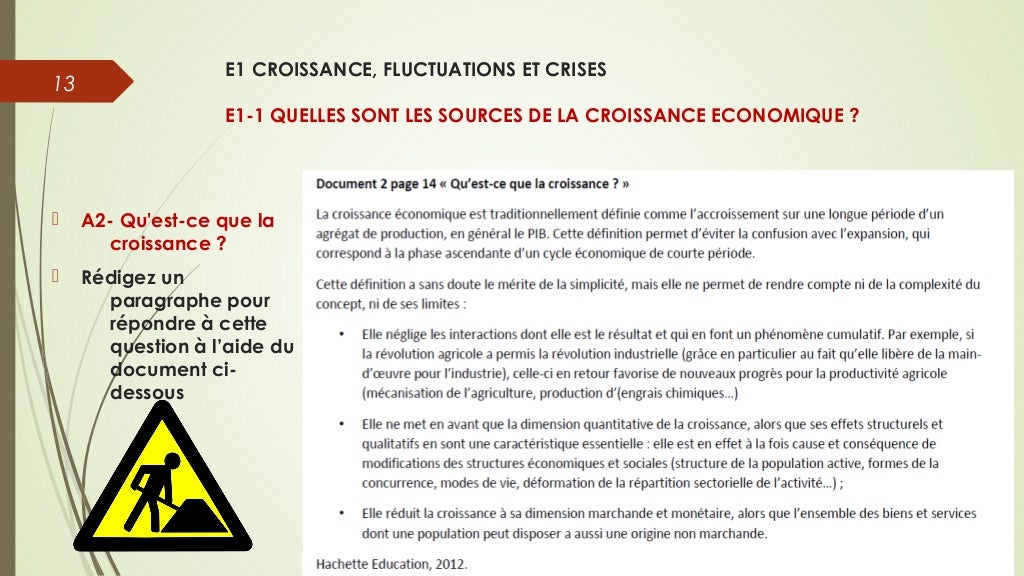 La Méthode de la Dissertation de SES en Terminale - Les Sherpas dissertation terminale es croissance