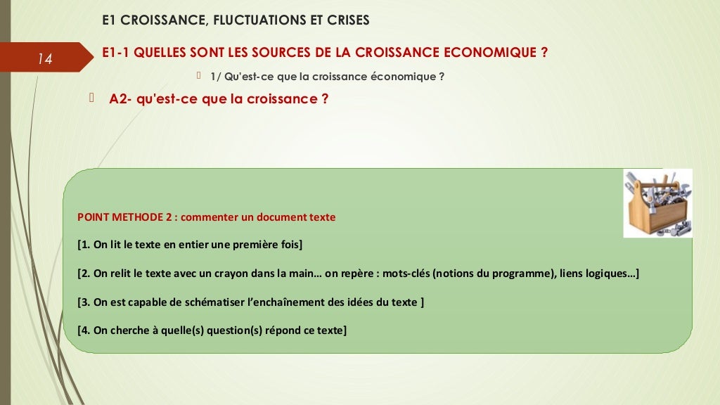 dissertation terminale es croissance