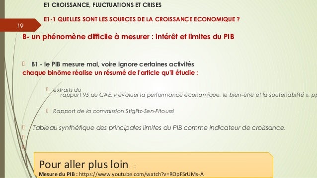 Sources et limites de la croissance economique - Analyse sectorielle - dissertation
