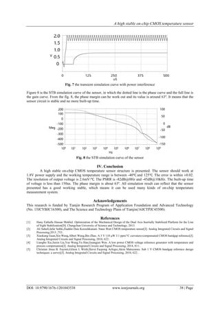 A high stable on-chip CMOS temperature sensor | PDF