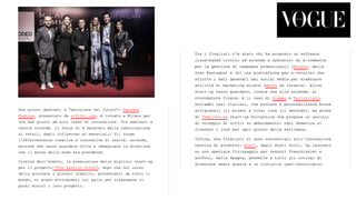 Vogue Italia Decoded Fashion Article 2015