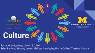Culture
Foster Grandparents: June 16, 2016
Brian Bahena, Brittany Jones, Ekiuwa Imariagbe, Pierre Collins, Theresa Atanoa
 