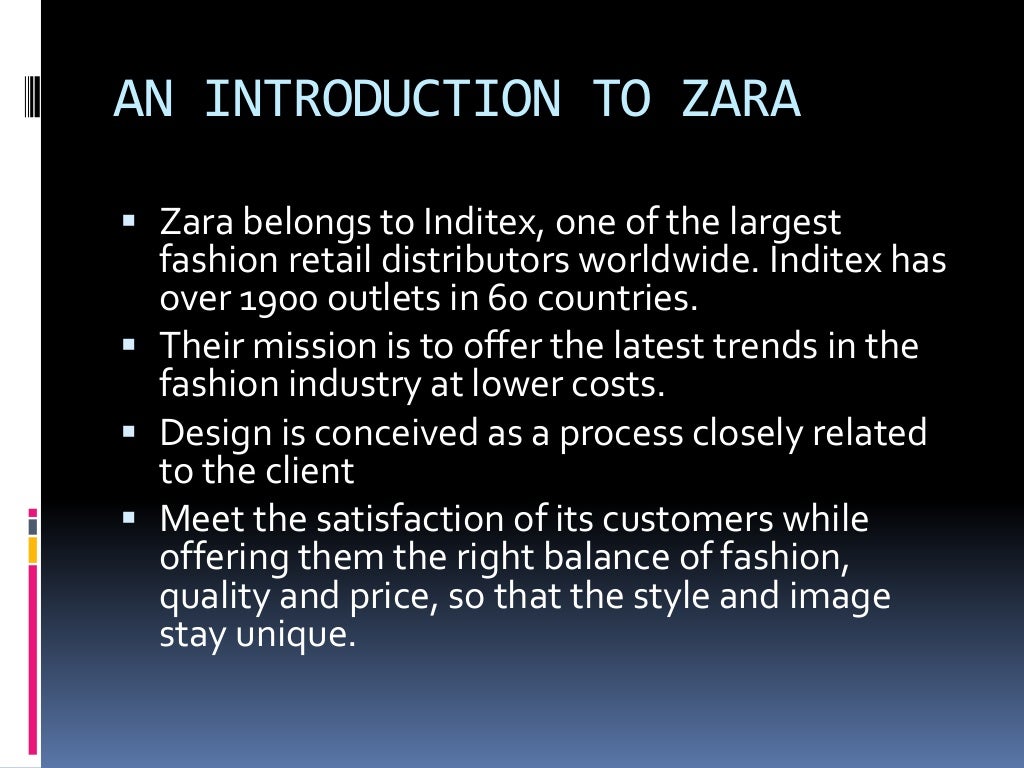 Zara Presentation