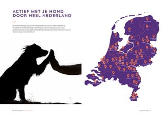 70 ♦ Raad van Beheer Houden van Honden Jaaroverzicht 2014 ♦ 71
ACTIEF MET JE HOND
DOOR HEEL NEDERLAND
Bij de lokale kynologenclubs kunnen hondenbezitters terecht voor allerlei activiteiten op
het gebied van hondenopvoeding en hondensport, zoals een puppycursus, een cursus
gehoorzaamheid of de sport agility (behendigheid). Kynologenclubs bieden daarnaast nog tal van
andere cursussen en activiteiten aan.
Algemene K.C.
Waterland
Apeldoornse KC
K.C. Almelo
K.C. Amsterdam
K.C. Arnhem
K.C. Assen
K.C. Brummen
K.C. Culemborg
K.C. De Baronie
K.C. De Batouwe
K.C. De Hoeksche Waard
K.C. De Hofstad
K.C. De Kempen
K.C. De Oude IJsselstreek
K.C. De Peel
K.C. Deventer
K.C. Dieren
K.C. Dordrecht
KC Friesland
K.C. Flevoland
K.C. Geleen
K.C. Gooi en Eemland
K.C. Gorinchem
K.C. Gouda
K.C. Grensstreek Noord-
Oost Nederland
K.C. Hardenberg
K.C. Hoogeveen
K.C. Kennemerland
K.C. Land van Cuijk
K.C. Limburg
K.C. Maas & Waal
K.C. Meppel
K.C. Neder-Veluwe
K.C. Noord-West Veluwe
K.C. Nijmegen
- Noviomagum
K.C. Noordoostpolder
K.C. Oss
K.C. Pampus K.C. Rijssen
K.C. Roermond
- Echt
K.C. Scheldezoom
K.C. ‘s-Hertogenbosch
K.C. Sneek
K.C. Uden
K.C. Venlo
- Canida
K.C. Venray
K.C. West Friesland
K.C. Winterswijk
K.C. Weert
K.C. Woerden
K.C. Zaanstreek IJmond
K.C. Zeeland
K.C. Zeist
K.C. Zoetermeer
K.C. Zoys
K.C. Zutphen
K.C. Zwolle
K.V. Rijnland
K.V. Valkenburg
K.V. Waalwijk
Kynologenvereniging
Nieuwegein
Maastrichtse Honden Sport
Vereniging
Noorder Kynologen Club
Twentse Kynologen
Vereniging
Utrechtse Rashonden
Vereniging
Zeeuws Vlaamse Kynologenclub
 