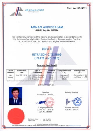 Certifikat UT adnan