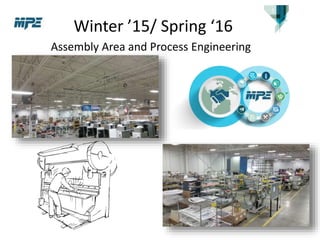 Winter ’15/ Spring ‘16
1
Assembly Area and Process Engineering
 