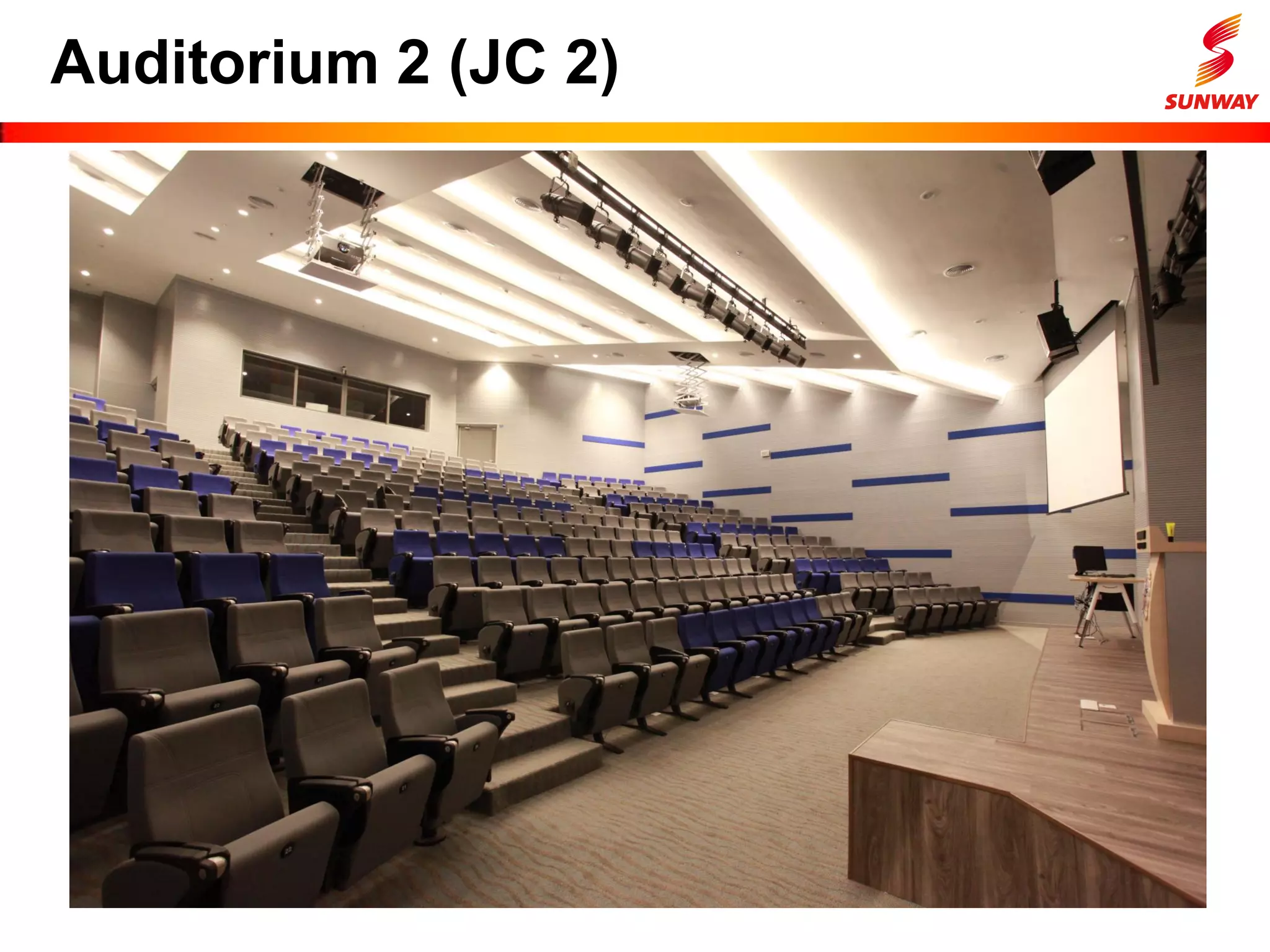 Auditorium 2 (JC 2)
 