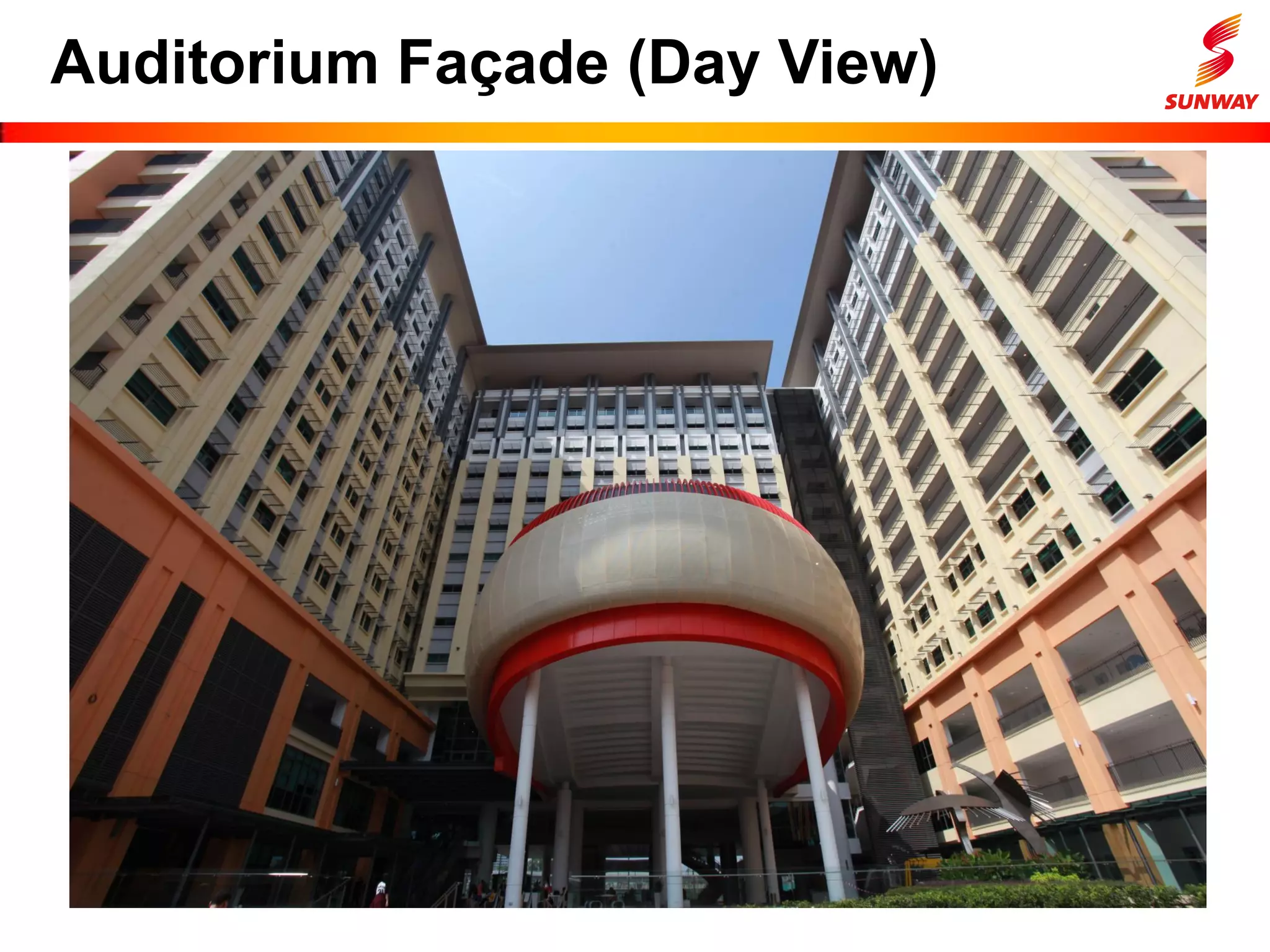 Auditorium Façade (Day View)
 