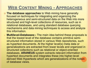 Web Mining Presentation Final | PPTX