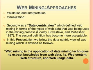 Web Mining Presentation Final | PPTX