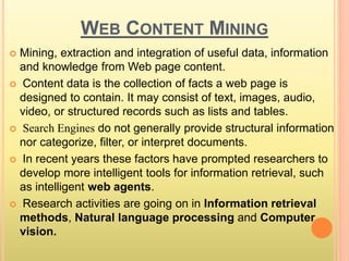Web Mining Presentation Final | PPTX