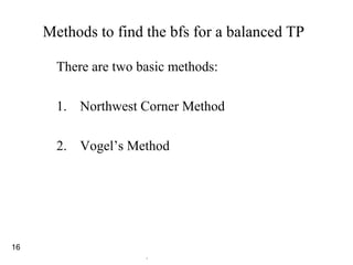 Transportation And Assignment Problems - Operations Research | PDF